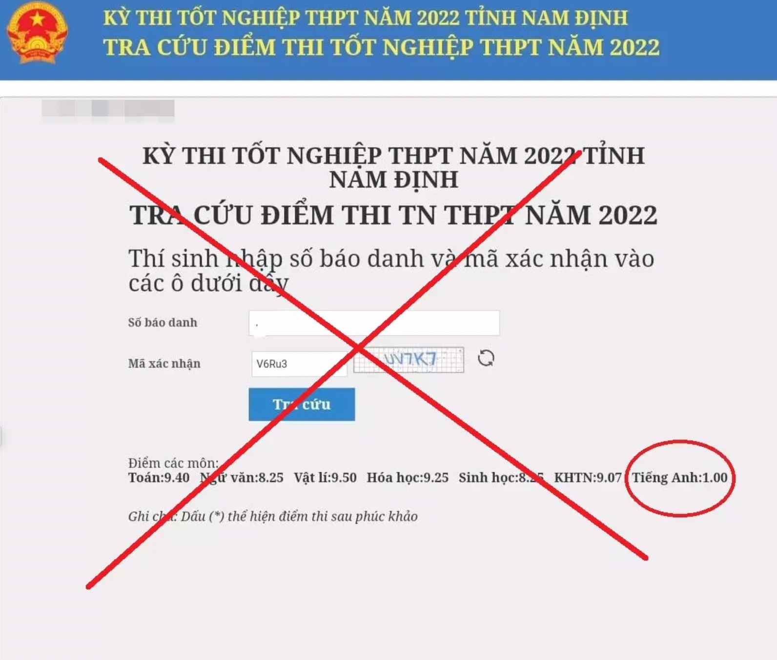 Thí sinh đạt trên 28 điểm khối A trượt tốt nghiệp vì 0 điểm tiếng Anh là bịa đặt - Ảnh 1