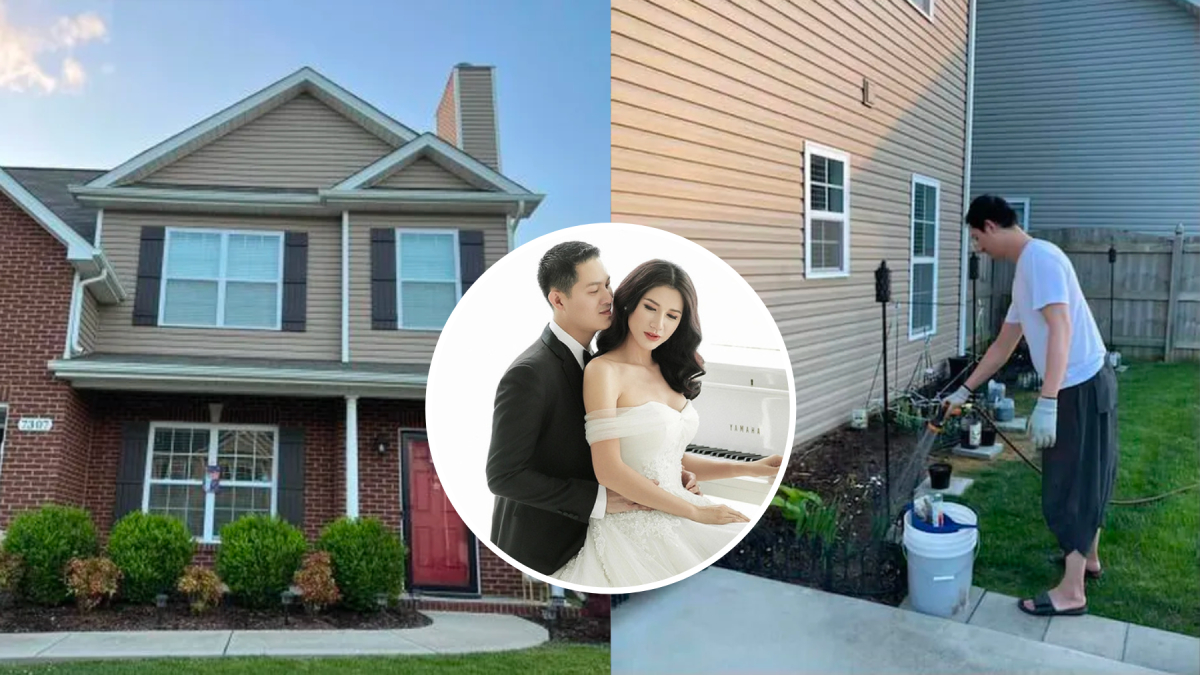 Bất ngờ với cơ ngơi rộng lớn của ông xã Trang Trần tại Mỹ