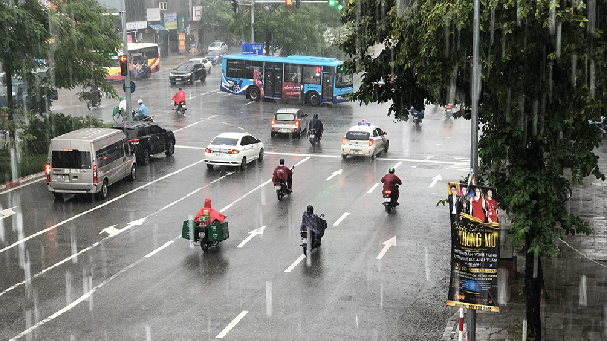 Dự báo chiều 30/7: Bắc Bộ mưa to đến rất to, chấm dứt nắng nóng