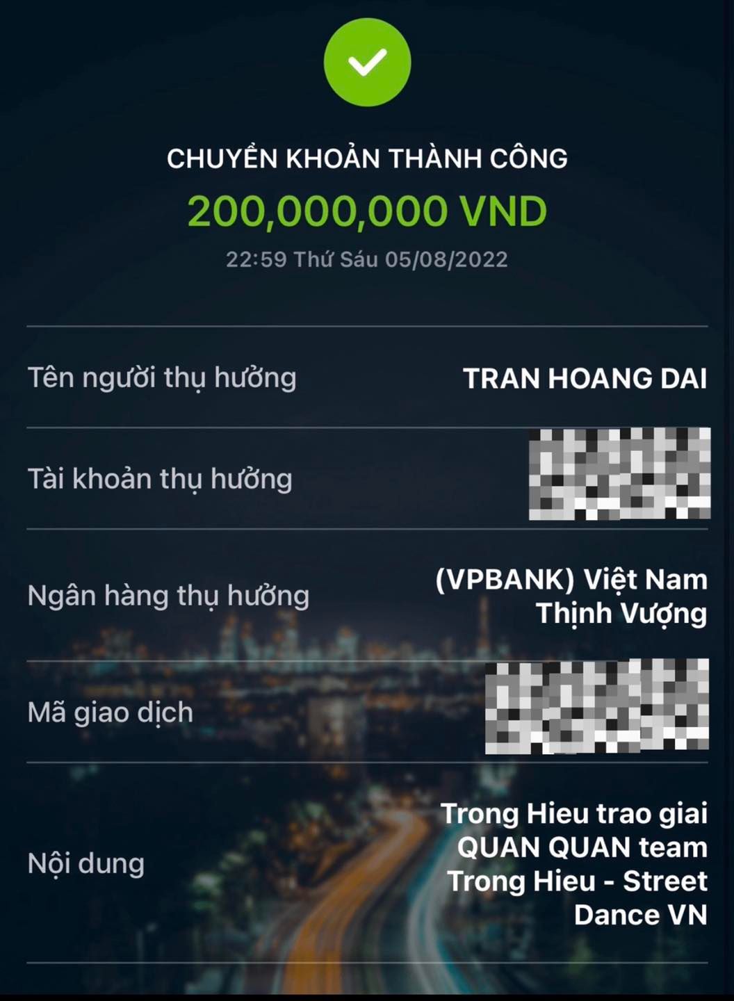 Trọng Hiếu tặng 200 triệu cho tuyển thủ đội mình vì gia đình gặp khó khăn - Ảnh 2