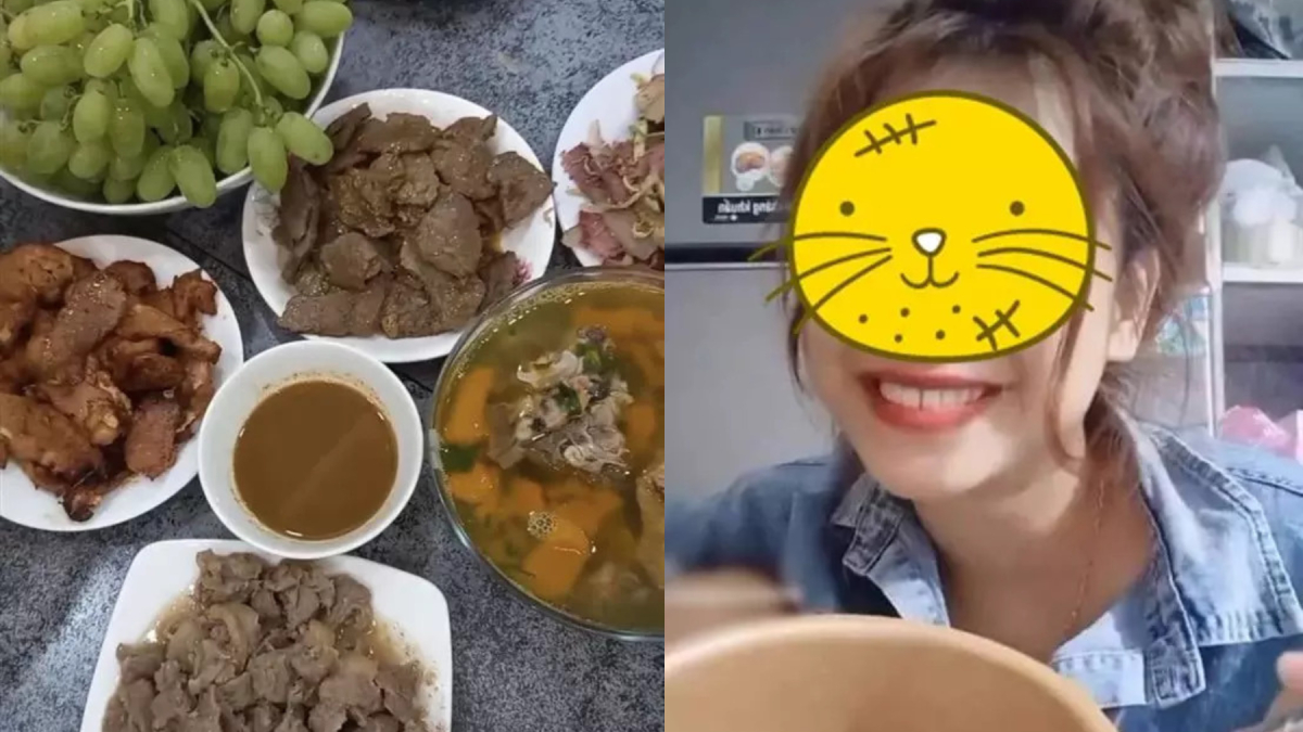 Cô gái nấu cơm 5k trên Tiktok giận chồng vì tiêu 20 ngàn đồng cho 1 bữa cơm
