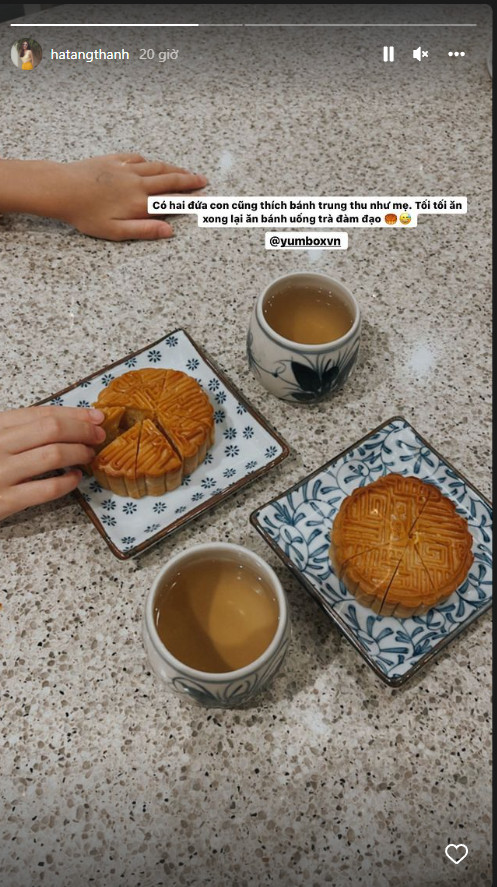 3 mẹ con Tăng Thanh Hà hảo ngọt, tối tối ăn bánh nướng uống trà đàm đạo- Ảnh 1
