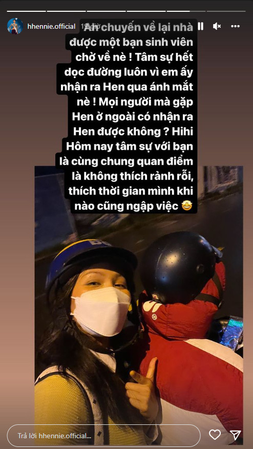 H'hen Niê bị anh xe ôm nhận ra chỉ nhờ ánh mắt, tâm sự hết cả quãng đường- Ảnh 1