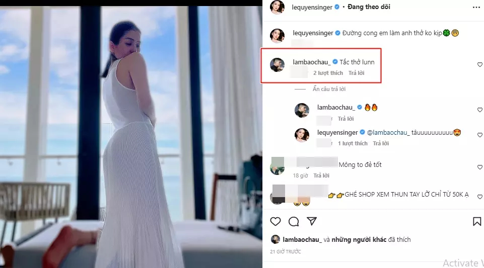 Lâm Bảo Châu muốn “tắt thở” bởi đường cong của Lệ Quyên- Ảnh 1