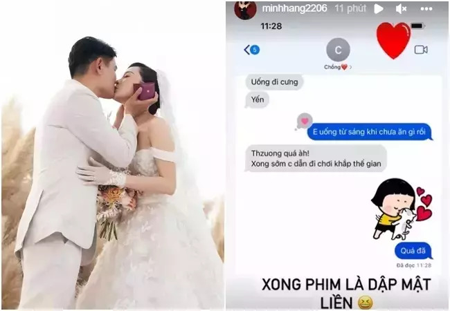 Minh Hằng rủ rê anh xã đi hưởng trăng mật sau 2 tháng làm đám cưới- Ảnh 1