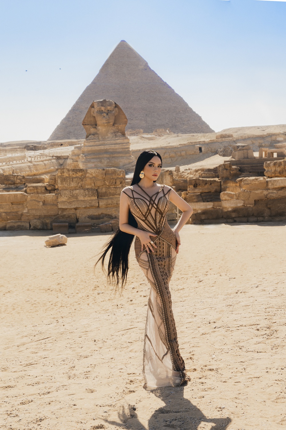 Lý Nhã Kỳ hóa Nữ hoàng Ai Cập nhìn giống hệt Katy Perry- Ảnh 5