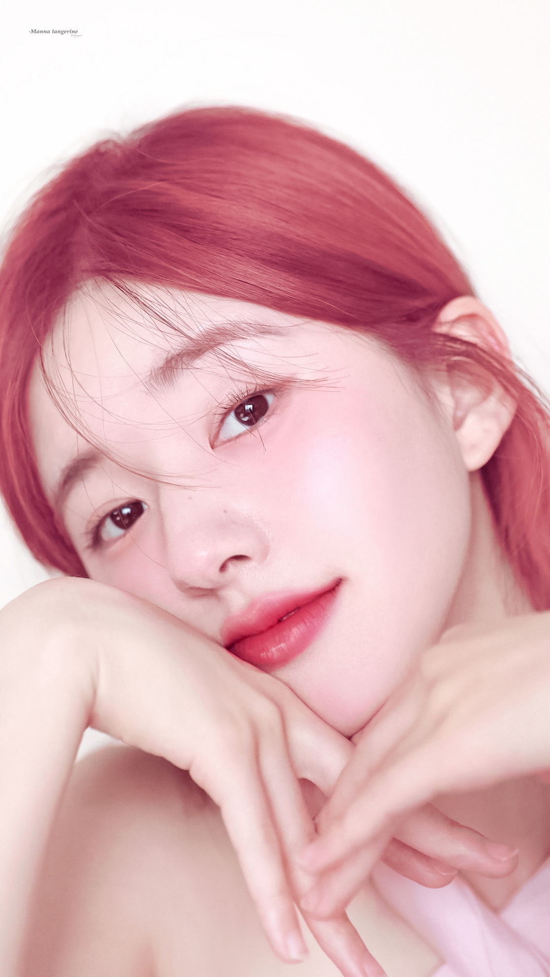 Triệu Lộ Tư xinh như “bình rượu mơ” ngọt ngào với mái tóc hồng- Ảnh 1