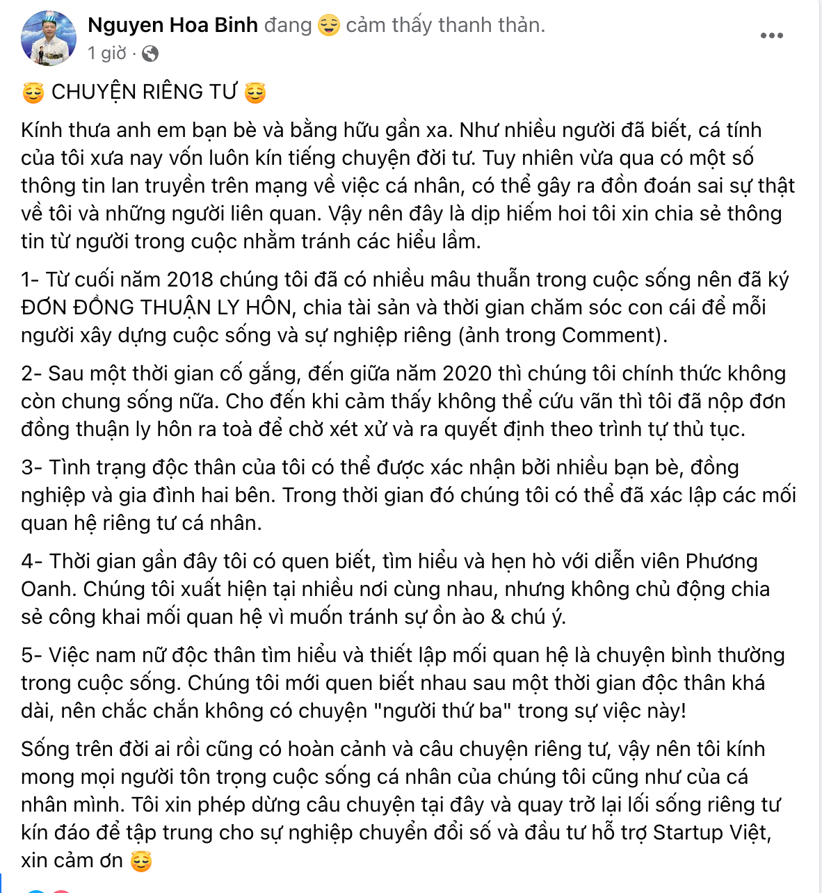 Shark Bình lên tiếng giải thích đa ra bằng chứng đã ly hôn, xin dừng lại câu chuyện- Ảnh 1