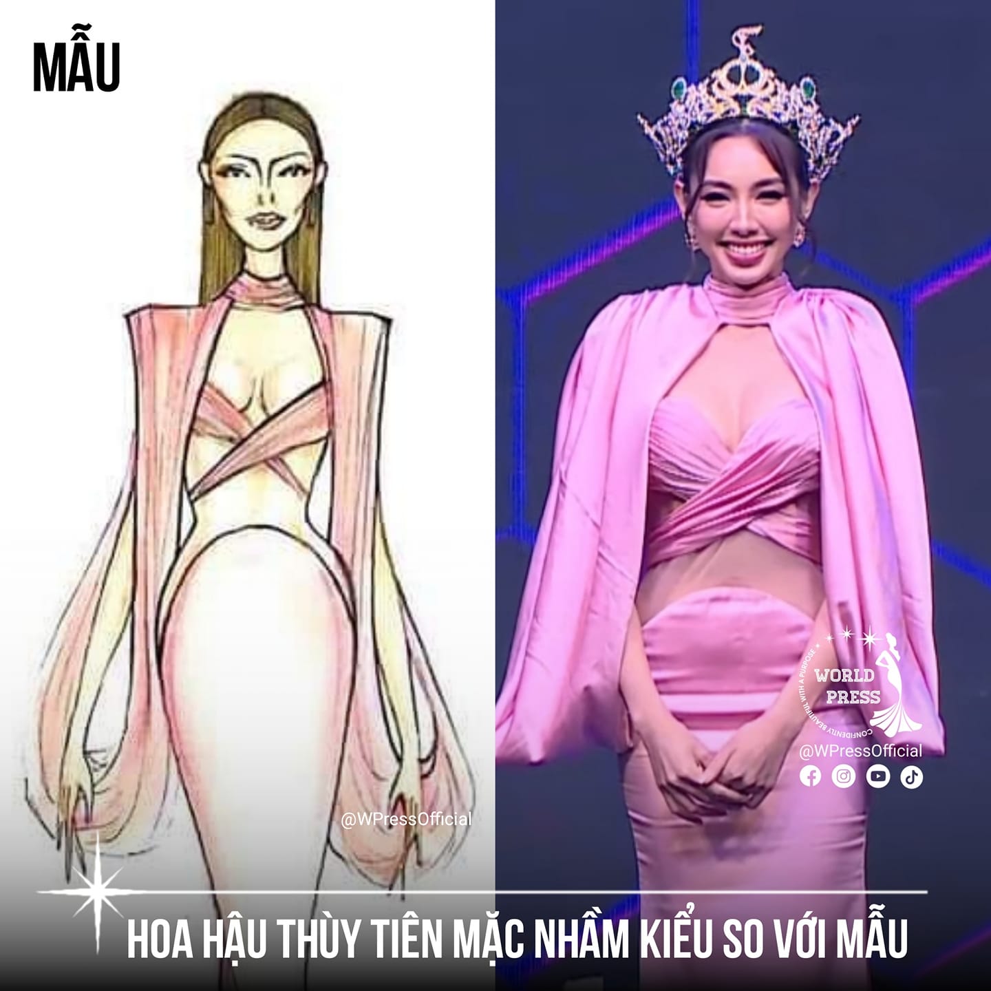 Thùy Tiên mặc sai thiết kế, tự biến mình thành “hoa hậu quý bà”- Ảnh 1