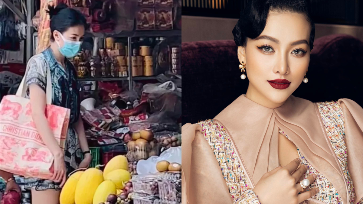 HH Phương Khánh mặc đồ bộ đi chợ như “mẹ bỉm” giữa tin sinh con cho đại gia