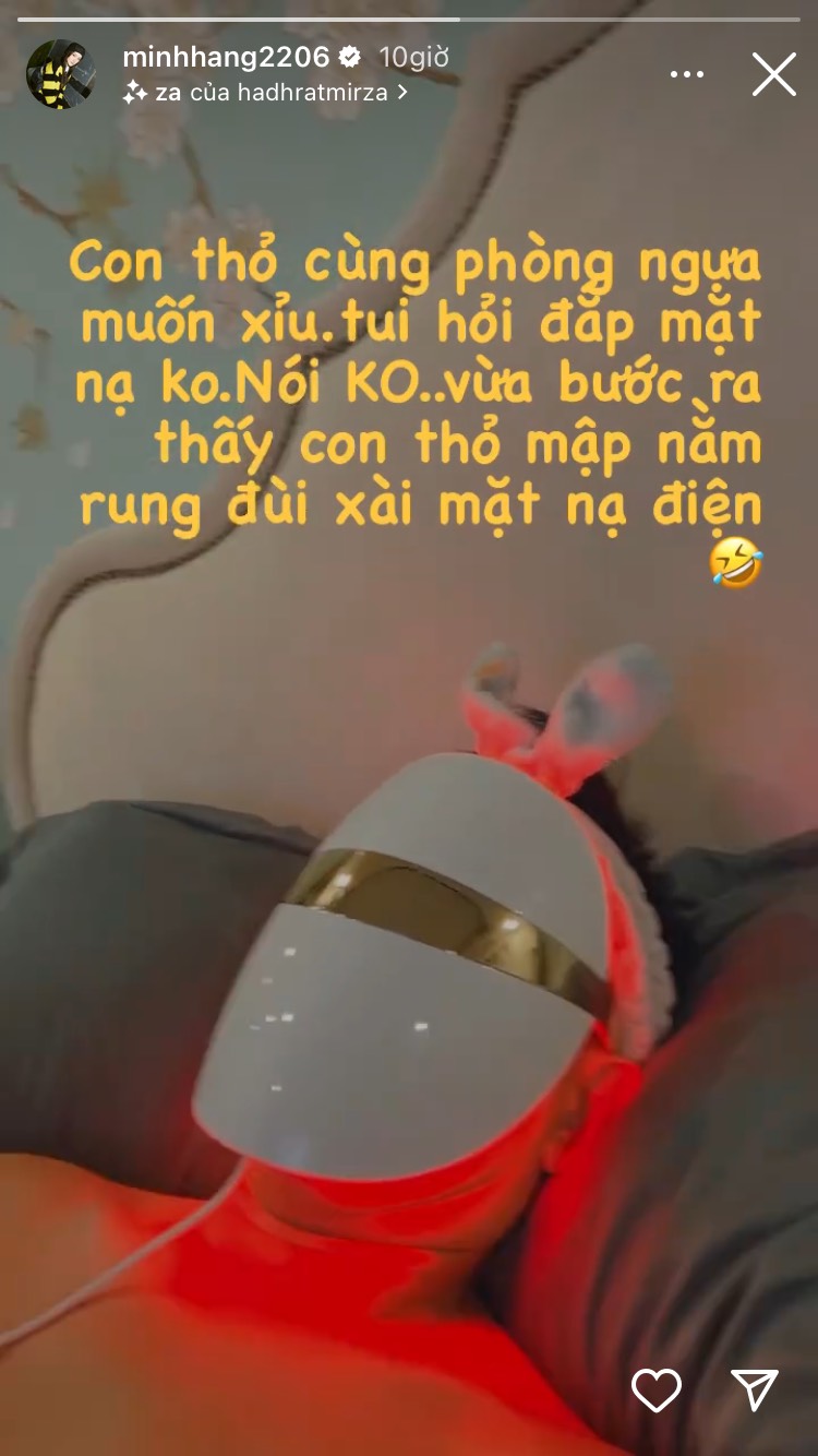 Minh Hằng “muốn xỉu