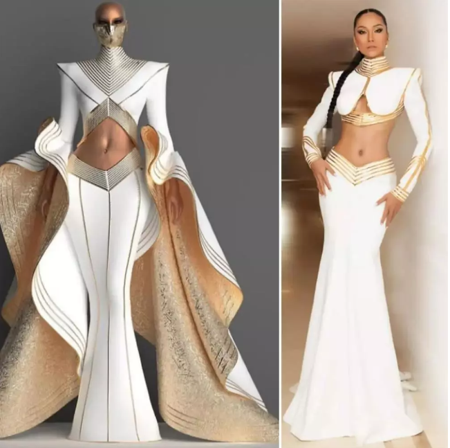 H’Hen Niê bị tố diện thiết kế đạo nhái, NTK nước ngoài lên tiếng với thái độ không ngờ- Ảnh 1