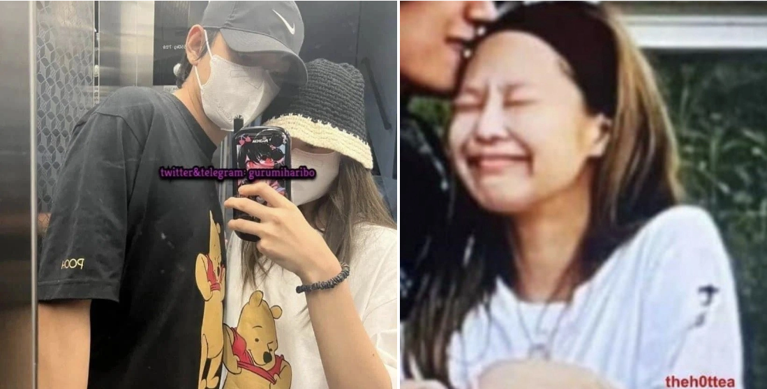 Ảnh hôn trán Jennie (BLACK PINK) lộ toàn diện toàn thân, chàng trai rất giống V (BTS)- Ảnh 2