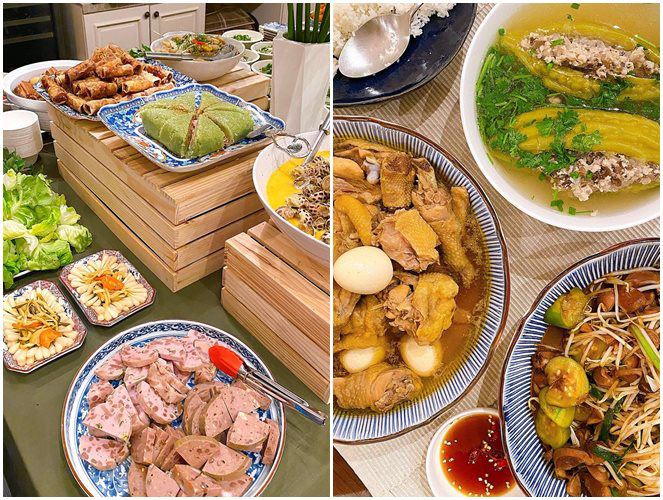 Gia đình giàu có nhưng nhà Tăng Thanh Hà vẫn chuộng mâm cơm thuần Việt- Ảnh 3