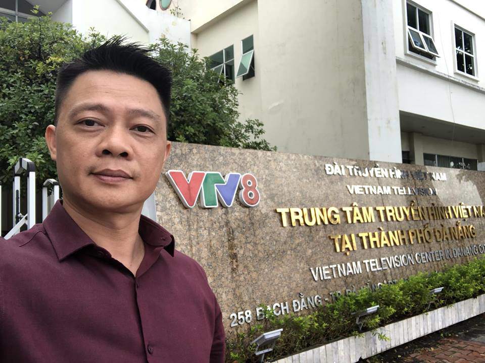 MC Trần Quang Minh hiện đang công tác tại VTV8 - Đà Nẵng.