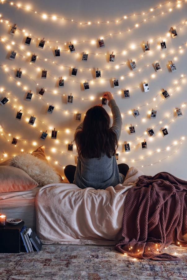 5 ý tưởng trang trí phòng ngủ bằng đèn LED siêu lãng mạn - Ảnh 1