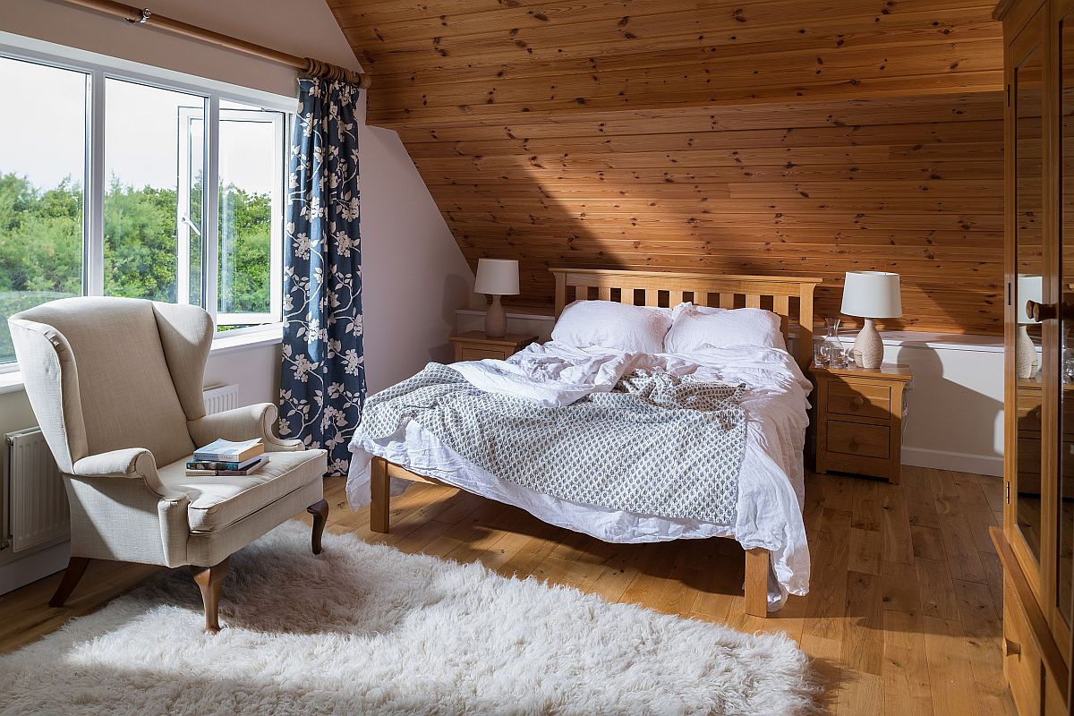 Nét duyên dáng của phòng ngủ kiểu cabin với sự sang trọng của phong cách ven biển.
