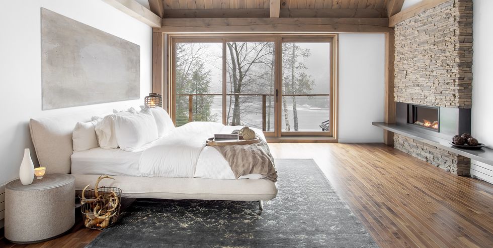 5 ý tưởng tuyệt vời để có được một phong cách mộc mạc, ấm áp trong phòng ngủ.