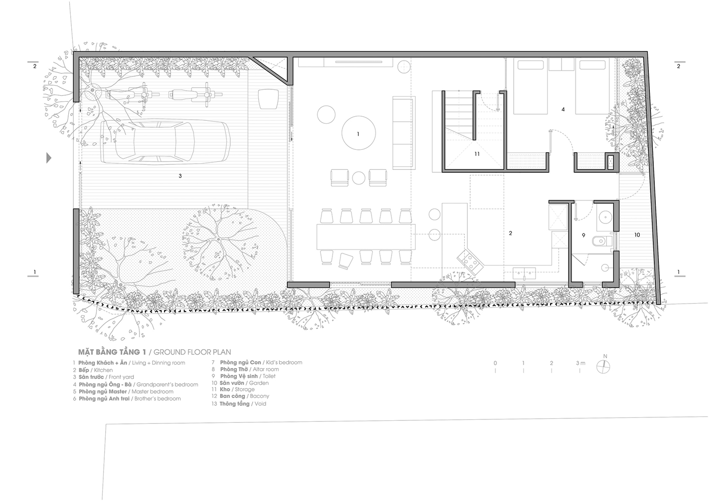 Park Roof House: Ngôi nhà sở hữu 'công viên' trên sân thượng tuyệt đẹp tại Sài Gòn - Ảnh 17