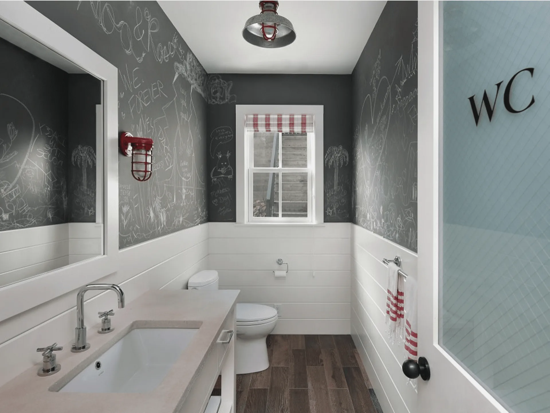 Ngắm 10 ý tưởng trang trí nhà đẹp - độc - lạ từ những tấm bảng sơn đen - Ảnh 10