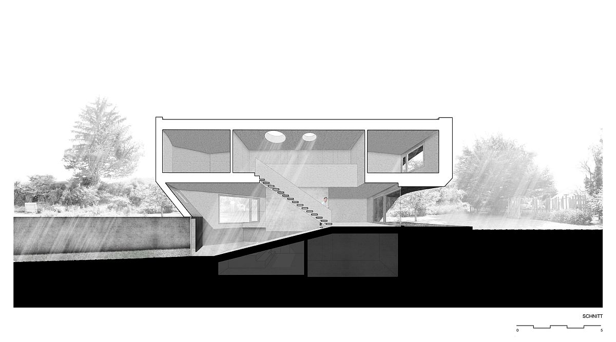 Casa Curved, ngôi nhà gỗ tại Thụy Sỹ cực sáng tạo với đường cong ấn tượng - Ảnh 10