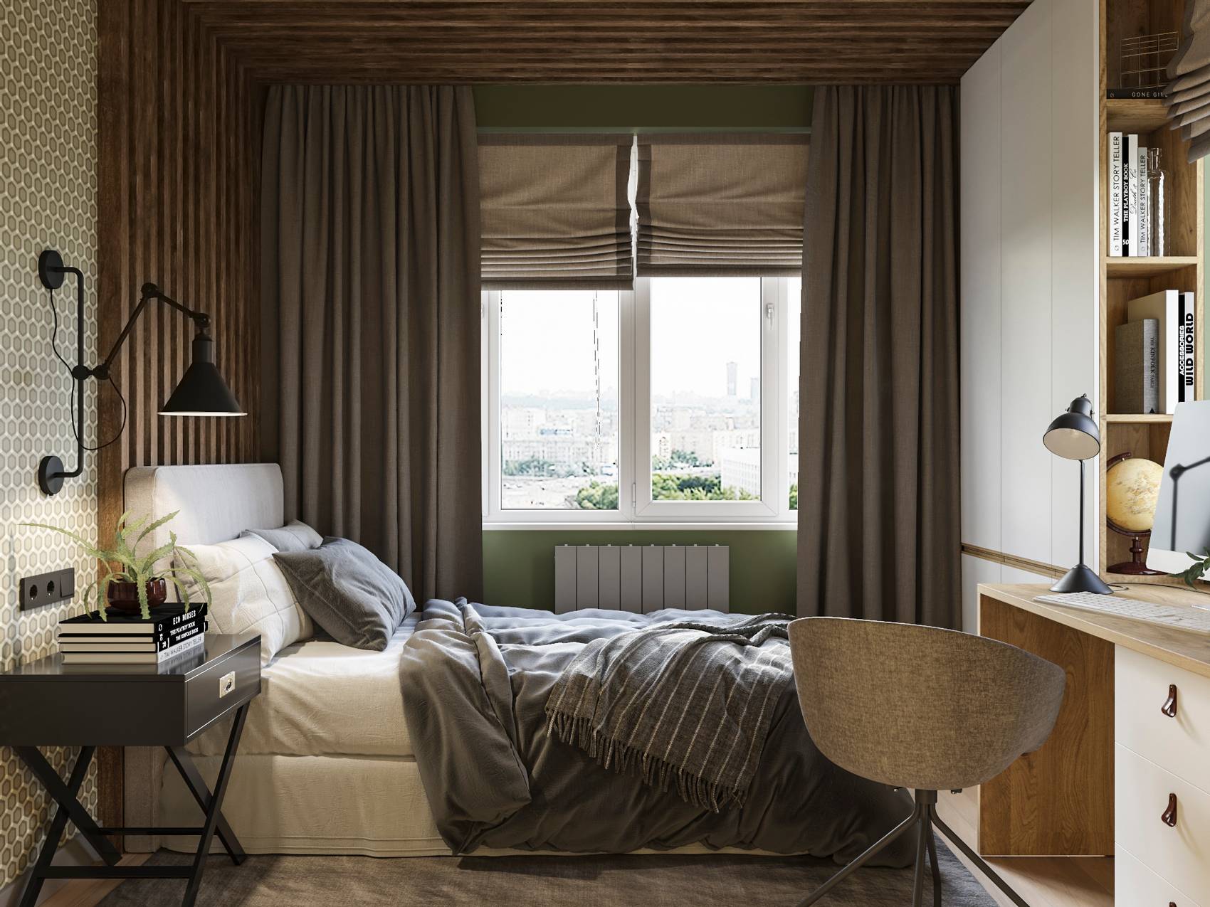 Căn hộ 83m² dù hạn chế tối đa màu sắc nhưng vẫn quyến rũ vô cùng