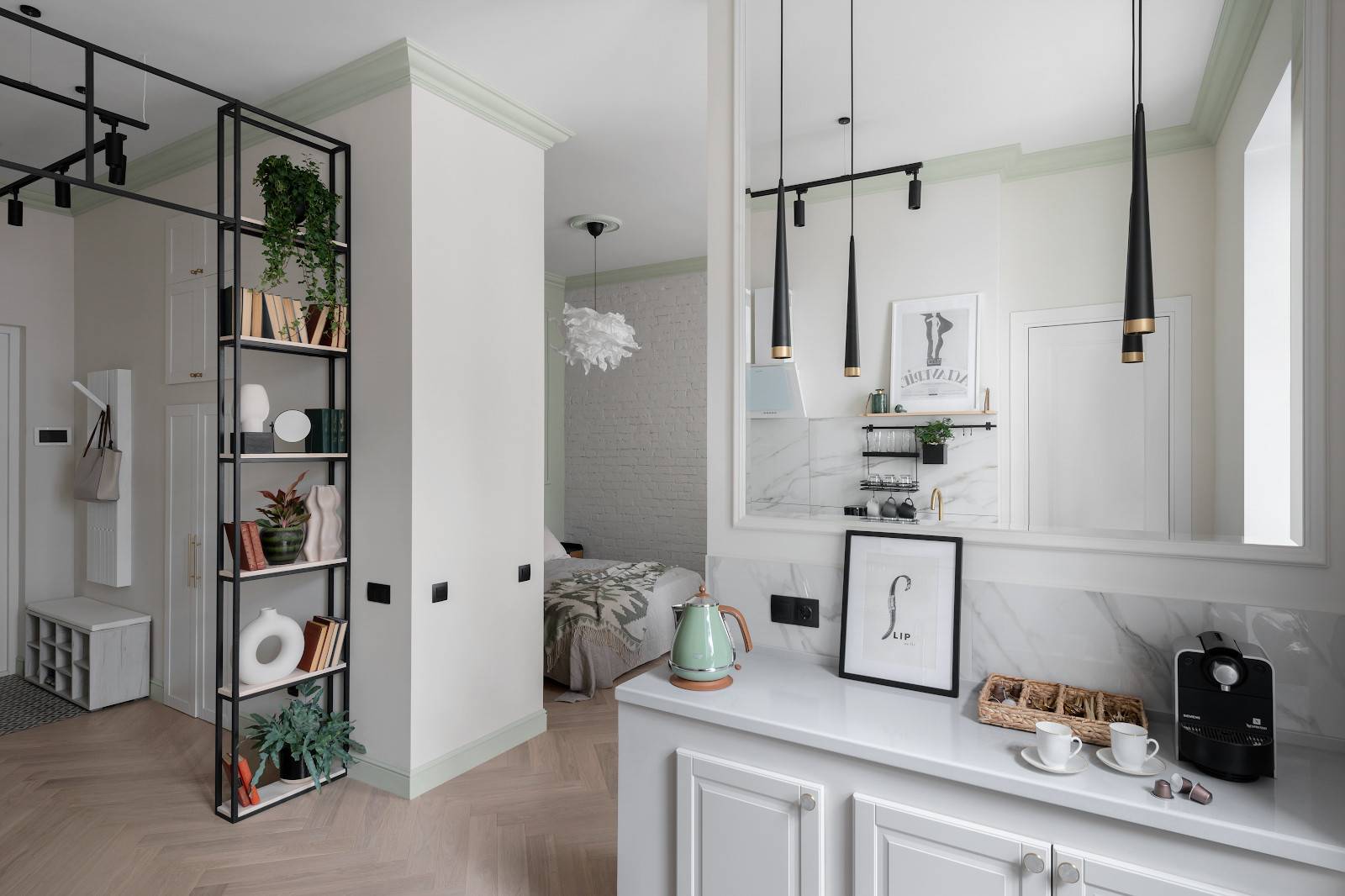 Căn hộ 40m² theo phong cách Scandinavian thanh lịch của cô nàng độc thân