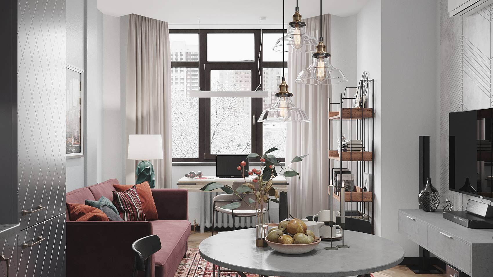 Thăm căn hộ của anh chàng độc thân nhưng gọn gàng và đẹp mắt khiến các cô nàng phải tích cực học hỏi