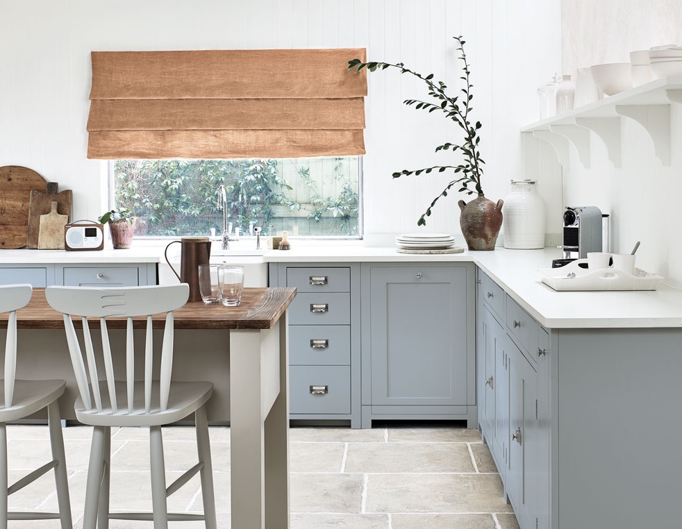 Xanh xám, xu hướng màu sắc mới cho tủ bếp của người yêu gam màu trung tính