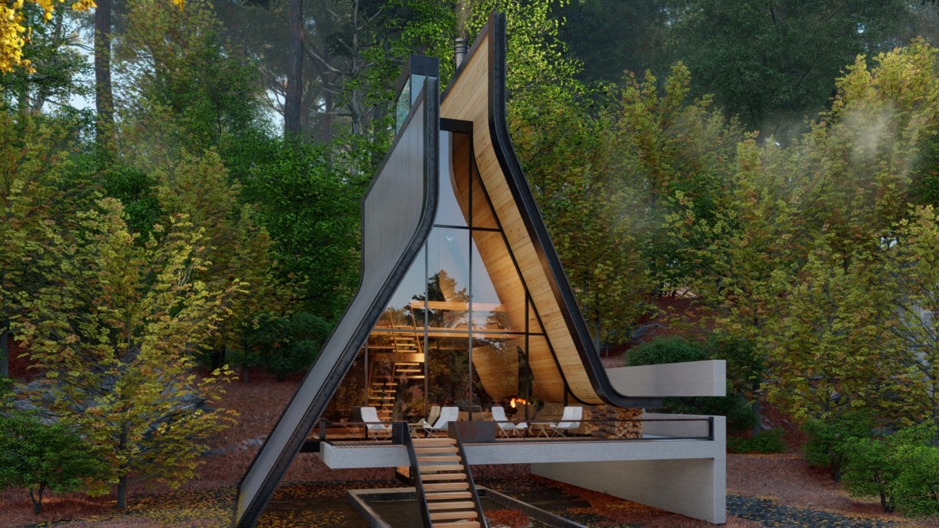 Công ty kiến ​​trúc Iran Shomali Design Studio đã lên ý tưởng cho 'Kujdane Cabin', ngôi nhà gỗ đặc biệt nằm giữa khu rừng xanh tươi ở phía bắc Iran. 