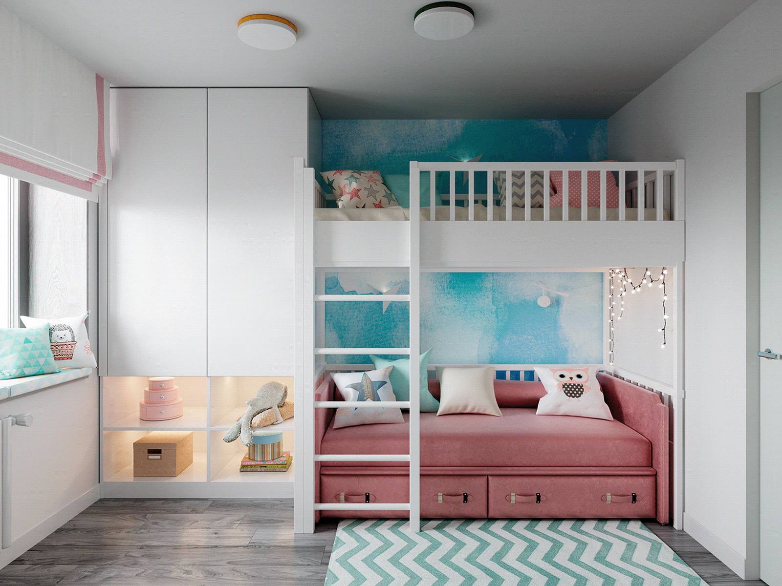 Căn hộ 39m² của gia đình 3 thành viên với những gam màu tươi sáng, nội thất tiện nghi