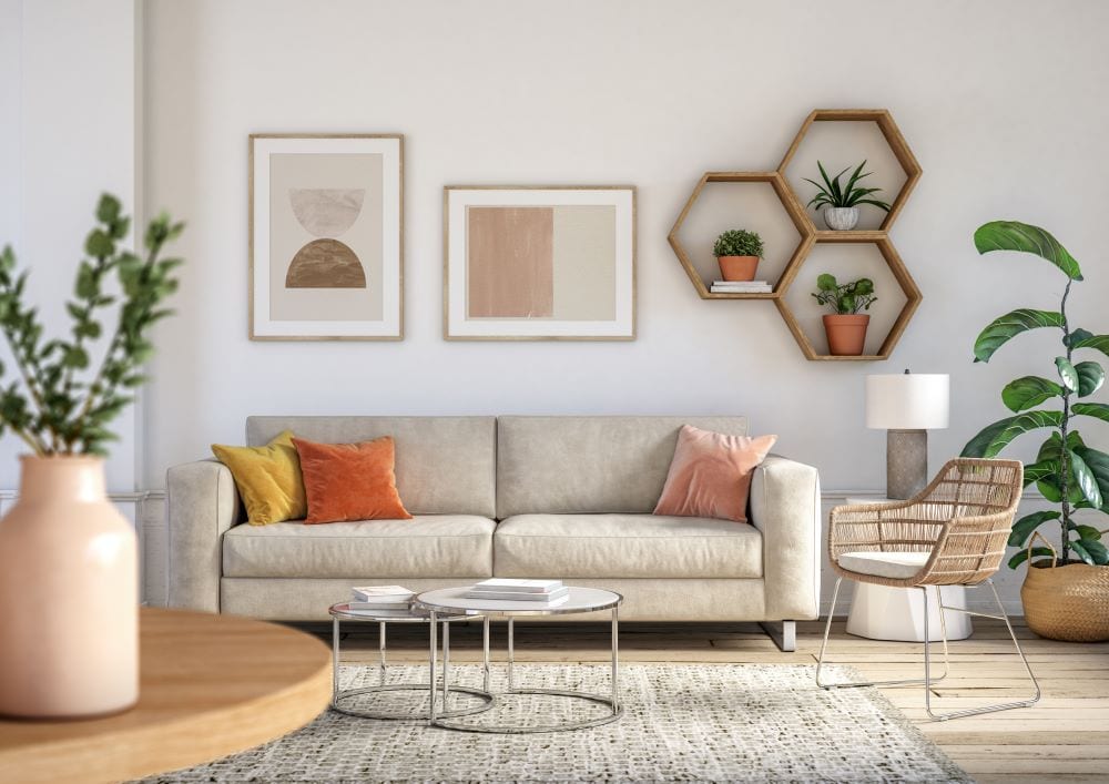 5 ý tưởng nhanh và hiệu quả để tranh trí bức tường phía sau ghế sofa - Ảnh 9