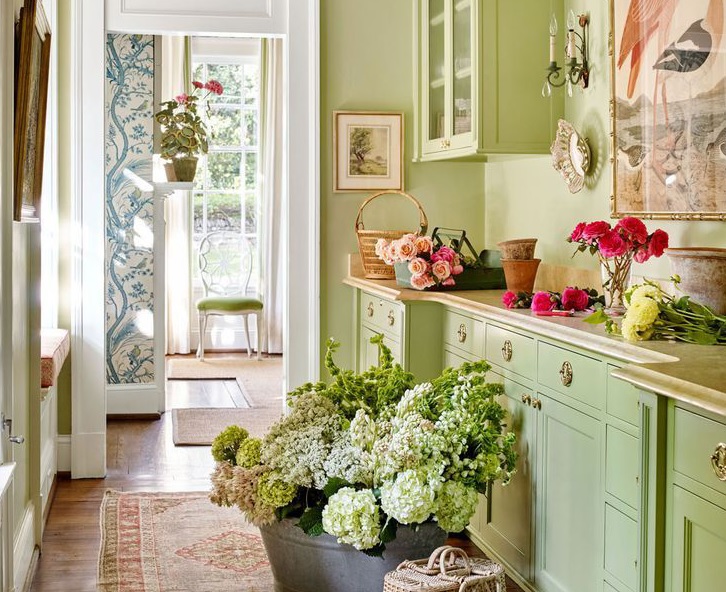 Những sắc xanh lá cây mát mẻ cho không gian sống luôn tươi mới