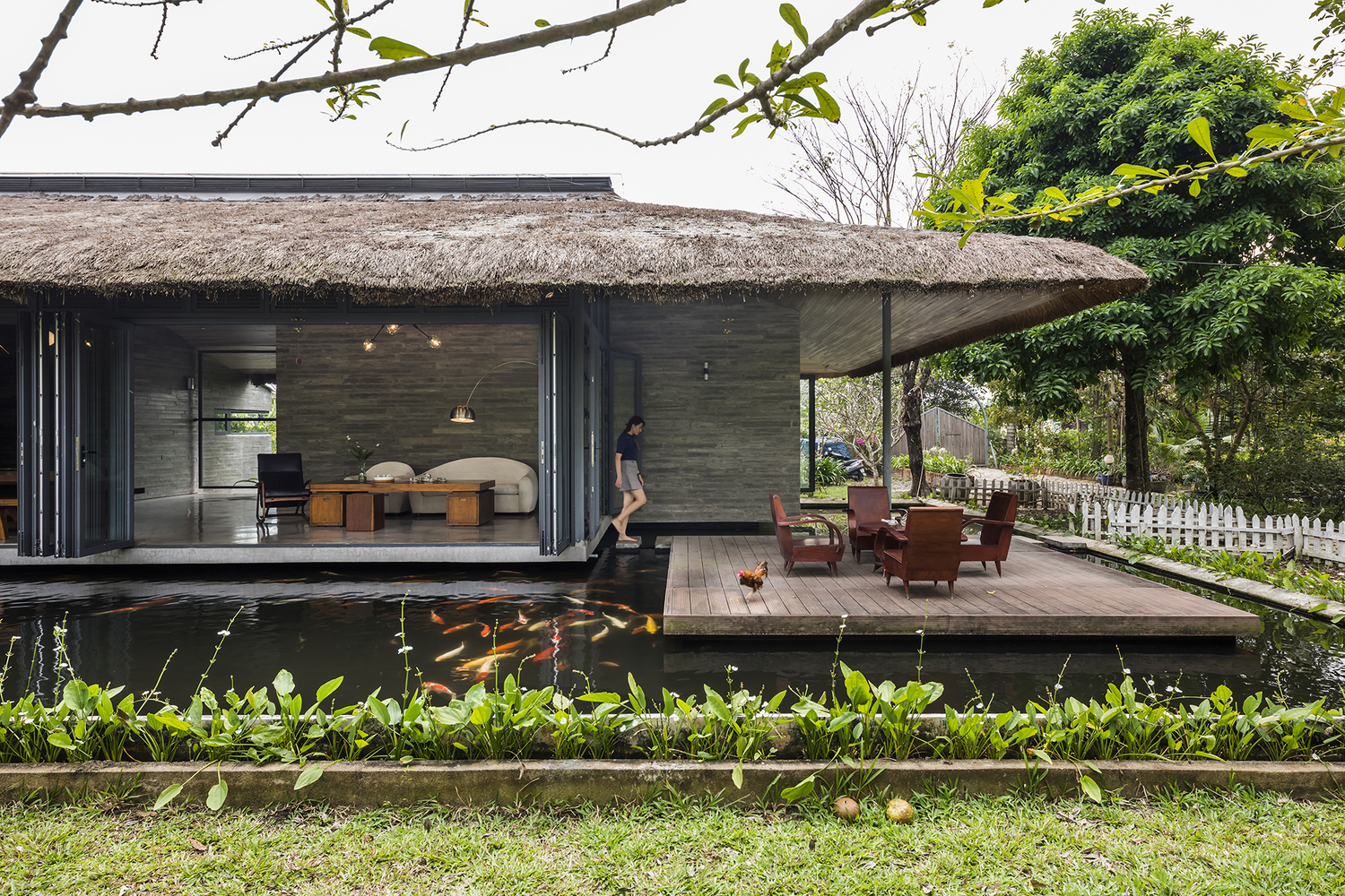 Am House: Biệt thự nhà vườn xanh mướt tại Long An với nét kiến trúc đặc trưng miền Tây Nam Bộ