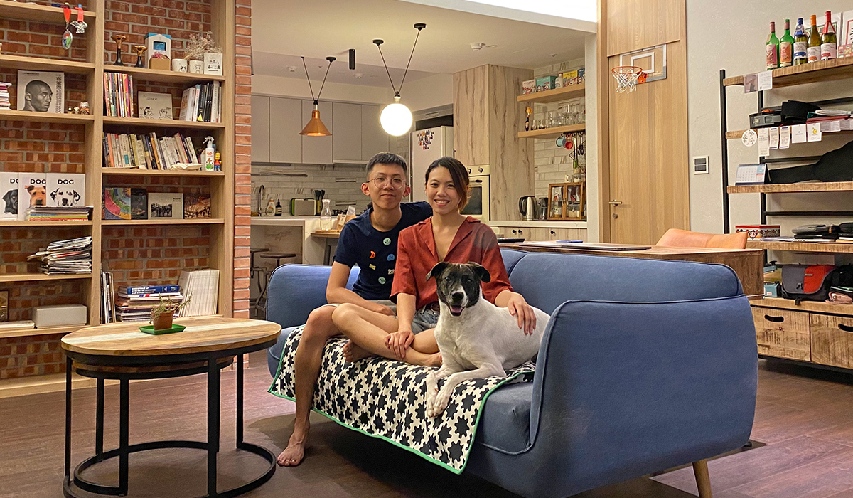 Căn hộ ấn tượng mà chúng tôi giới thiệu đến các bạn ngày hôm nay nằm tại Lô Châu, Tân Bắc, Đài Loan của vợ chồng cô Trương và chú cún cưng. 
