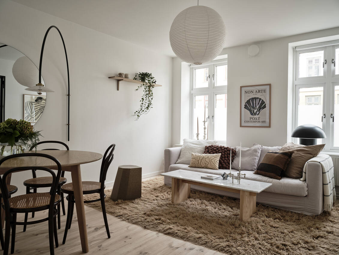 Phong cách thiết kế nội thất của người dân Bắc Âu cũng dựa trên sự tinh giản, đáp ứng những yếu tố cần thiết trong sinh hoạt.