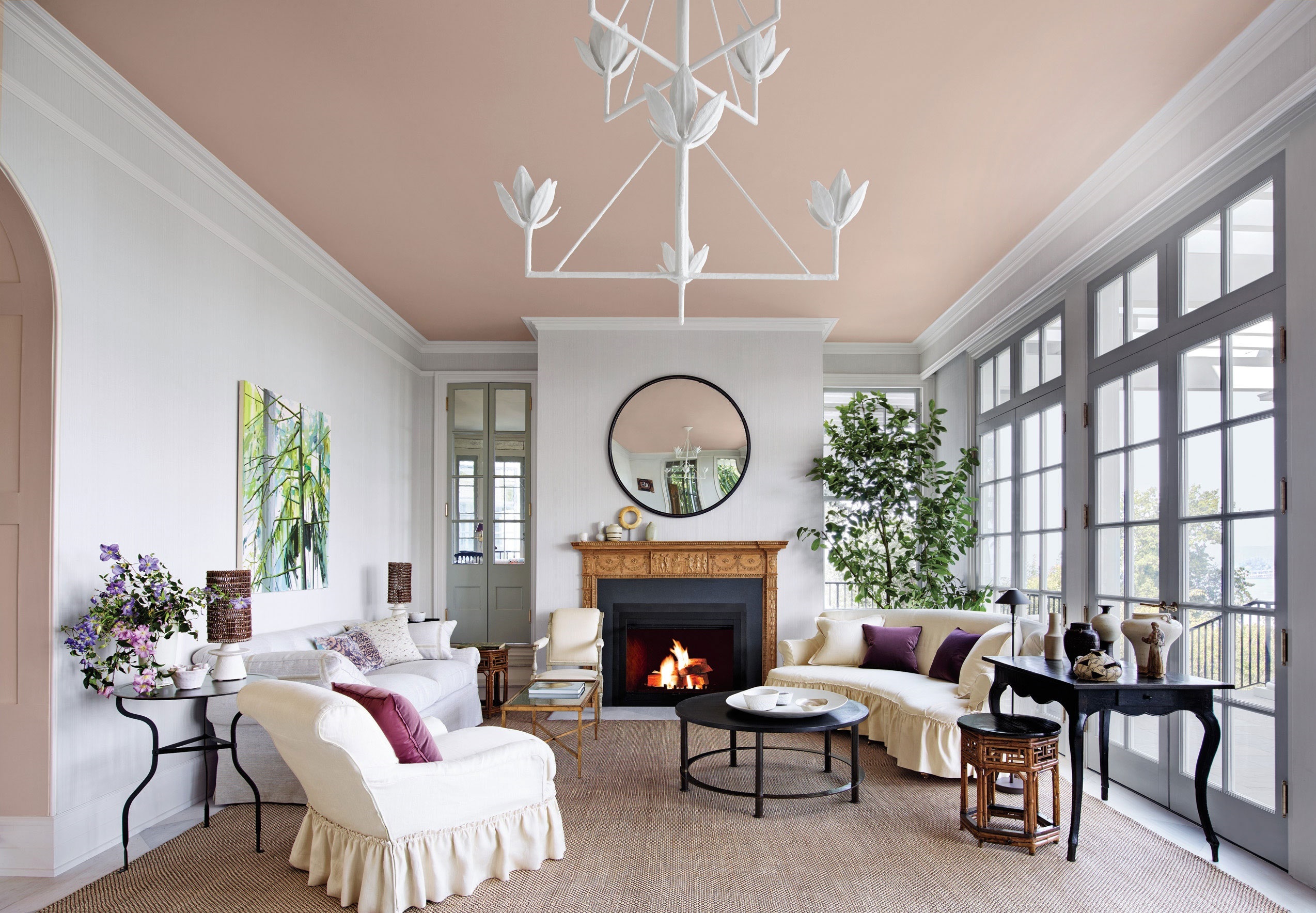 Trang trí trần nhà: Những ý tưởng cho "bức tường thứ 5" thật phong cách