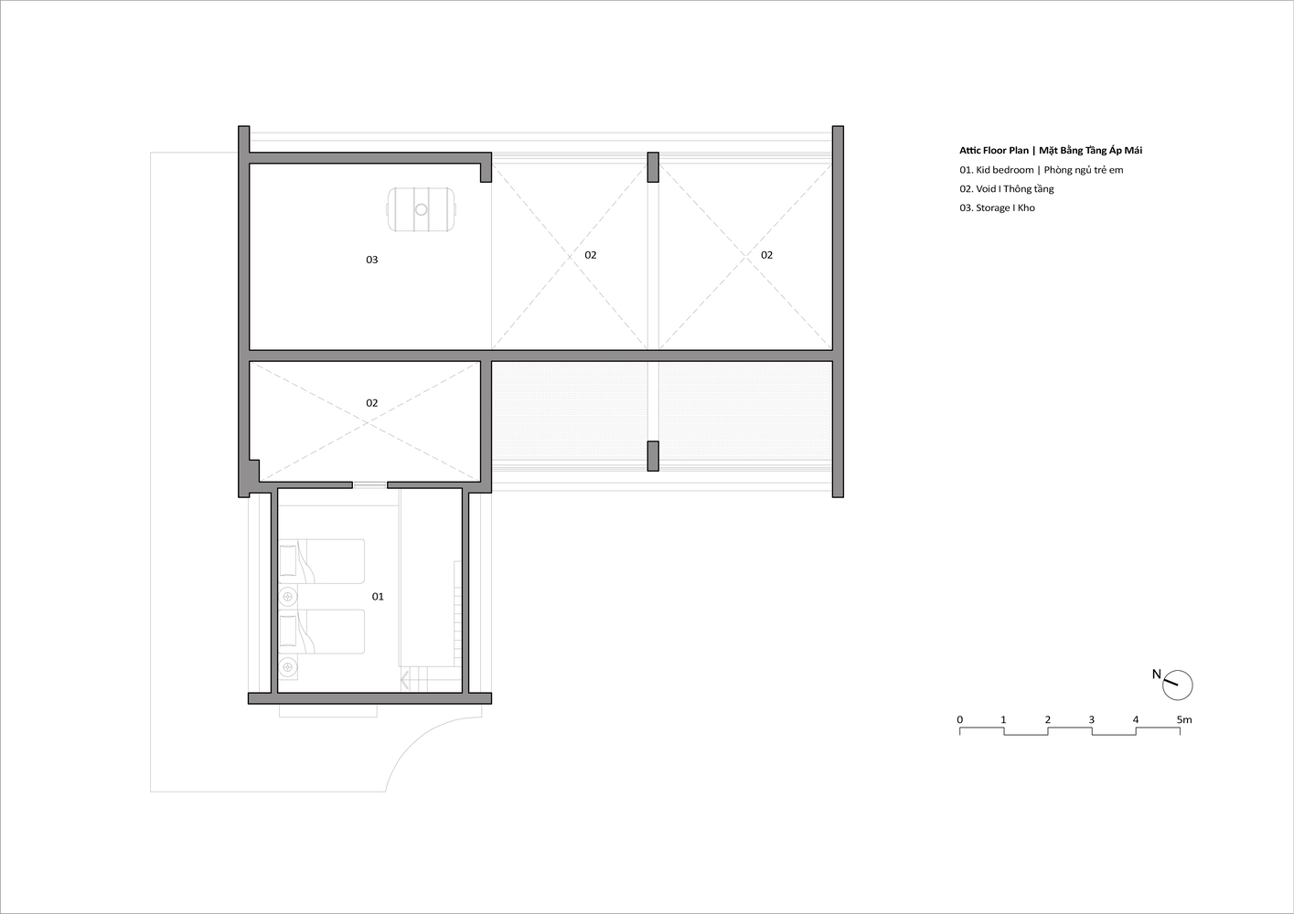 Thái Bình House: Ngôi nhà mang hơi hươm vùng quê Bắc Bộ pha lẫn nét hiện đại ấn tượng - Ảnh 23