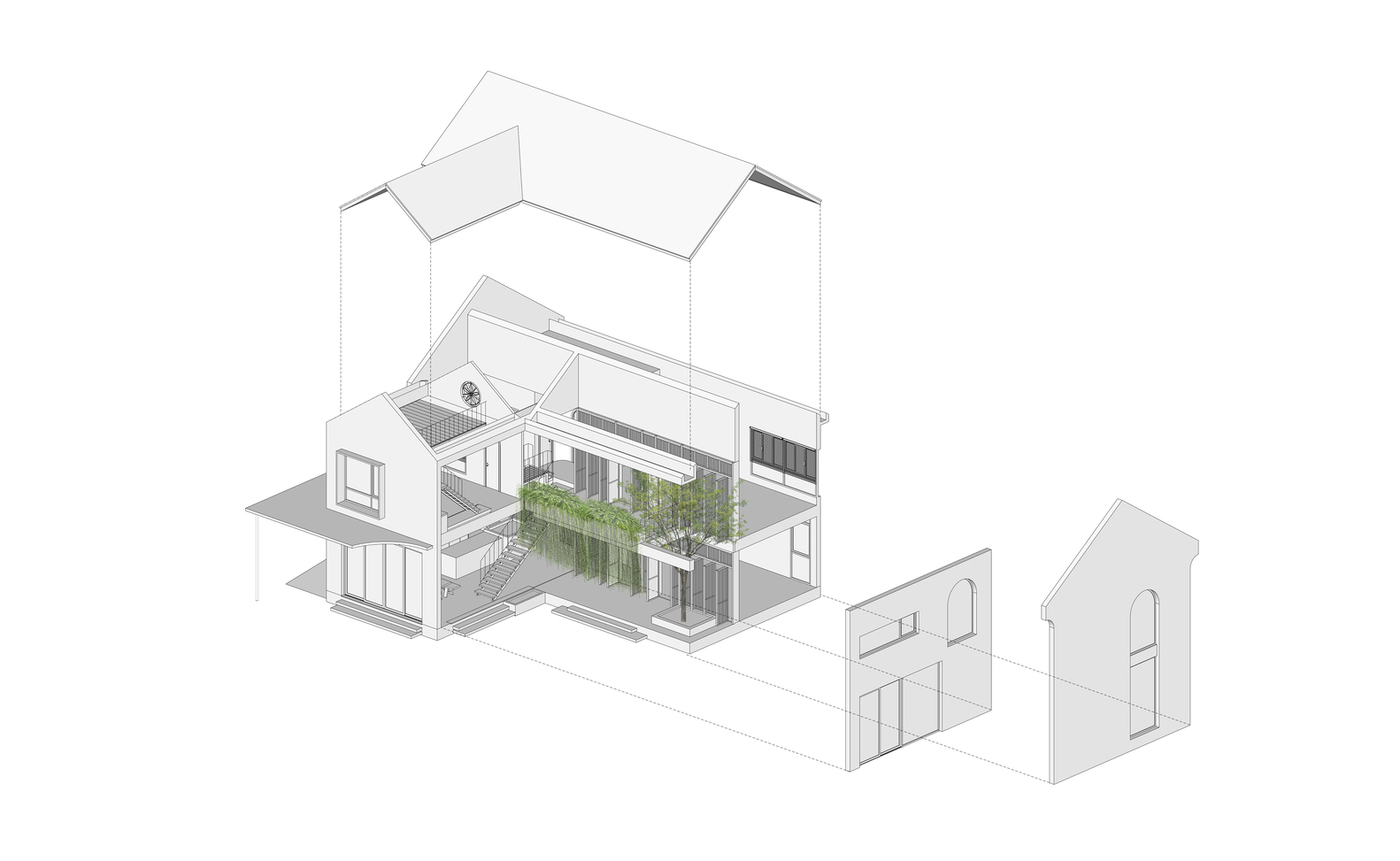 Thái Bình House: Ngôi nhà mang hơi hươm vùng quê Bắc Bộ pha lẫn nét hiện đại ấn tượng - Ảnh 24