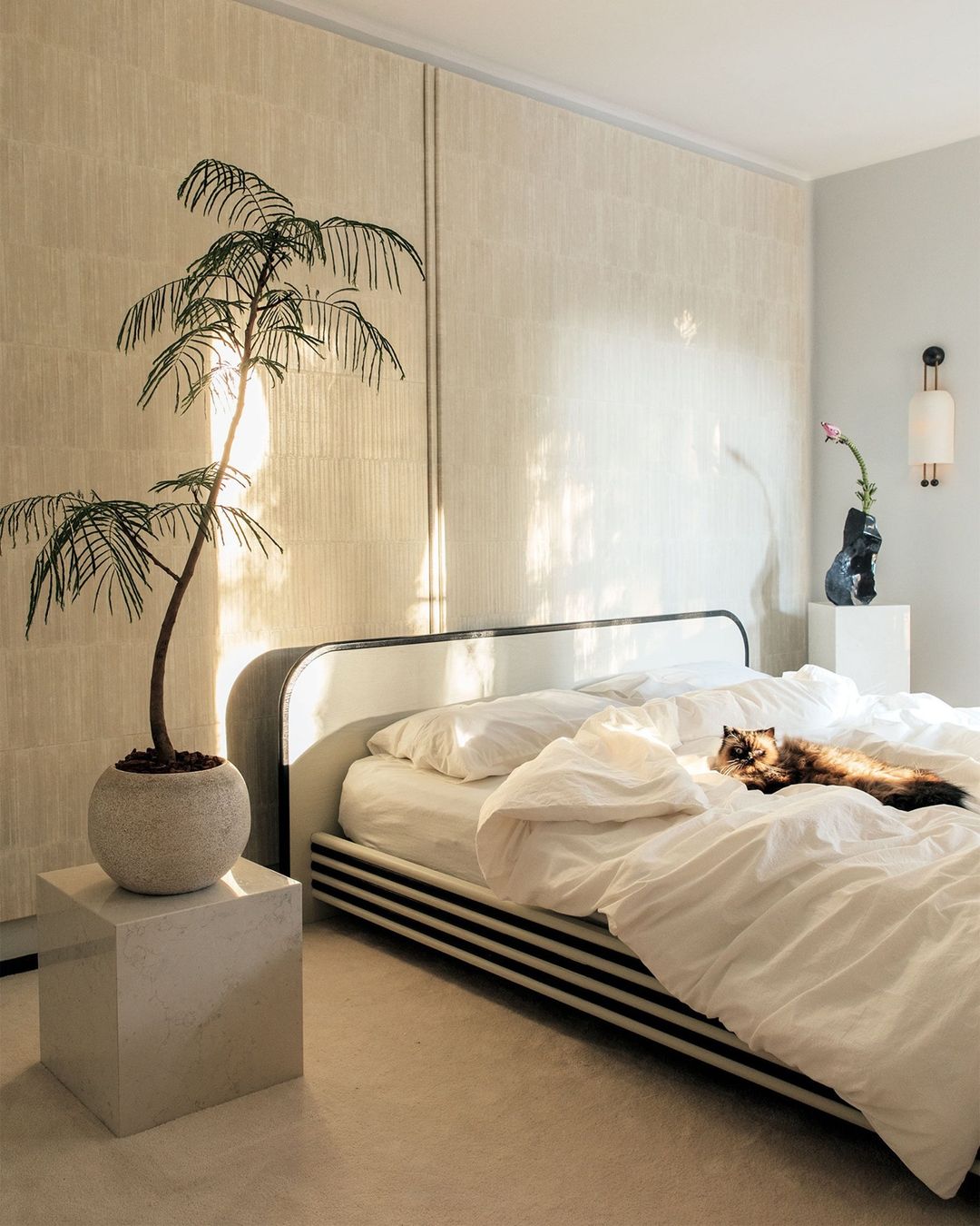 Đẹp ngất ngây những phòng ngủ phong cách Japandi vừa tinh tế vừa quyến rũ - Ảnh 6