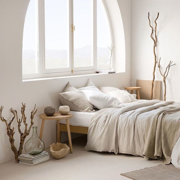 Đẹp ngất ngây những phòng ngủ phong cách Japandi vừa tinh tế vừa quyến rũ - Ảnh 9