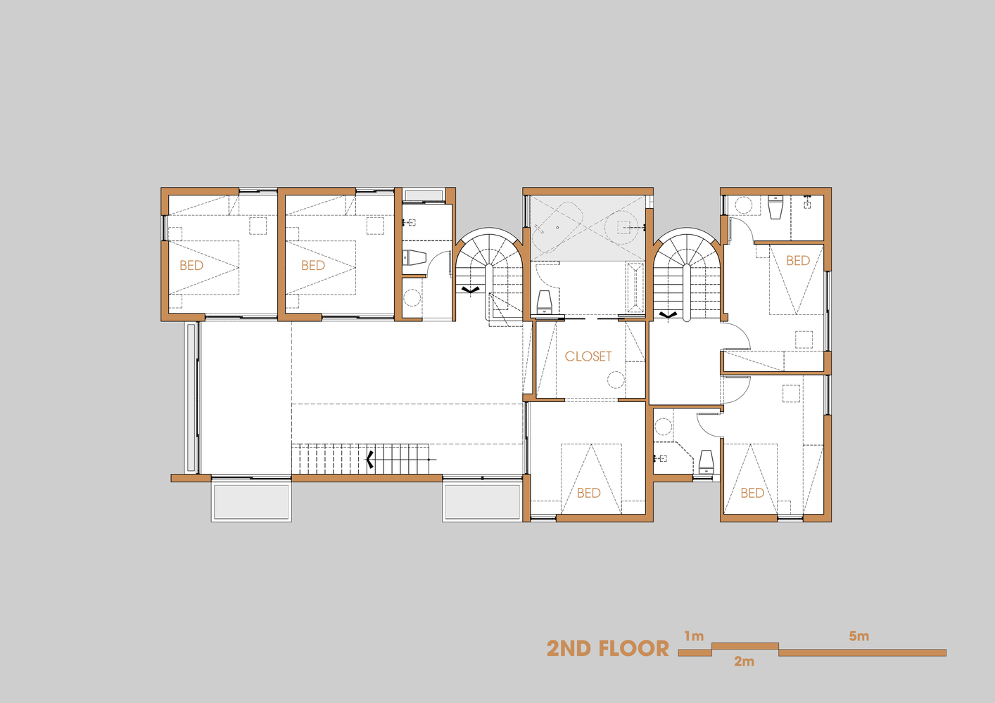 DI House, công trình nhà ở “tuy 2 mà 1” với mặt tiền sắc cam ấm áp tại Củ Chi, ngoại ô Sài Gòn - Ảnh 24