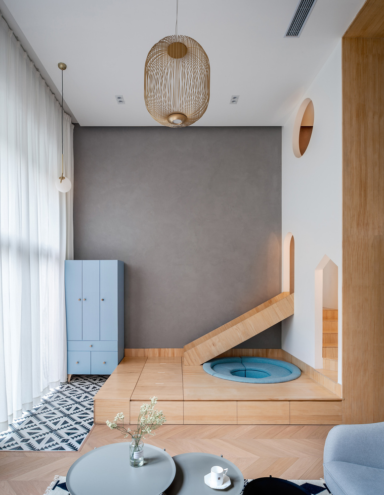 Ngôi nhà 260m² tại Thượng Hải được bố mẹ đầu tư cả khu vui chơi thu nhỏ cho 2 nàng công chúa - Ảnh 6
