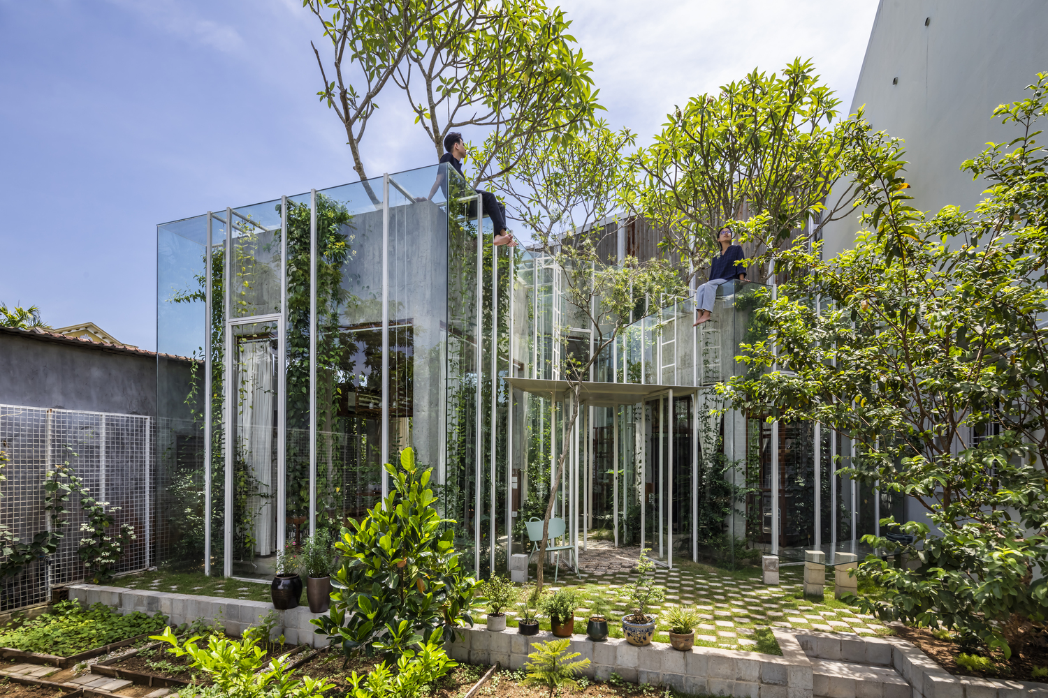 Labri House, ngôi nhà an yên như “khu rừng thu nhỏ” của cặp vợ chồng an dưỡng tuổi già tại Huế - Ảnh 3