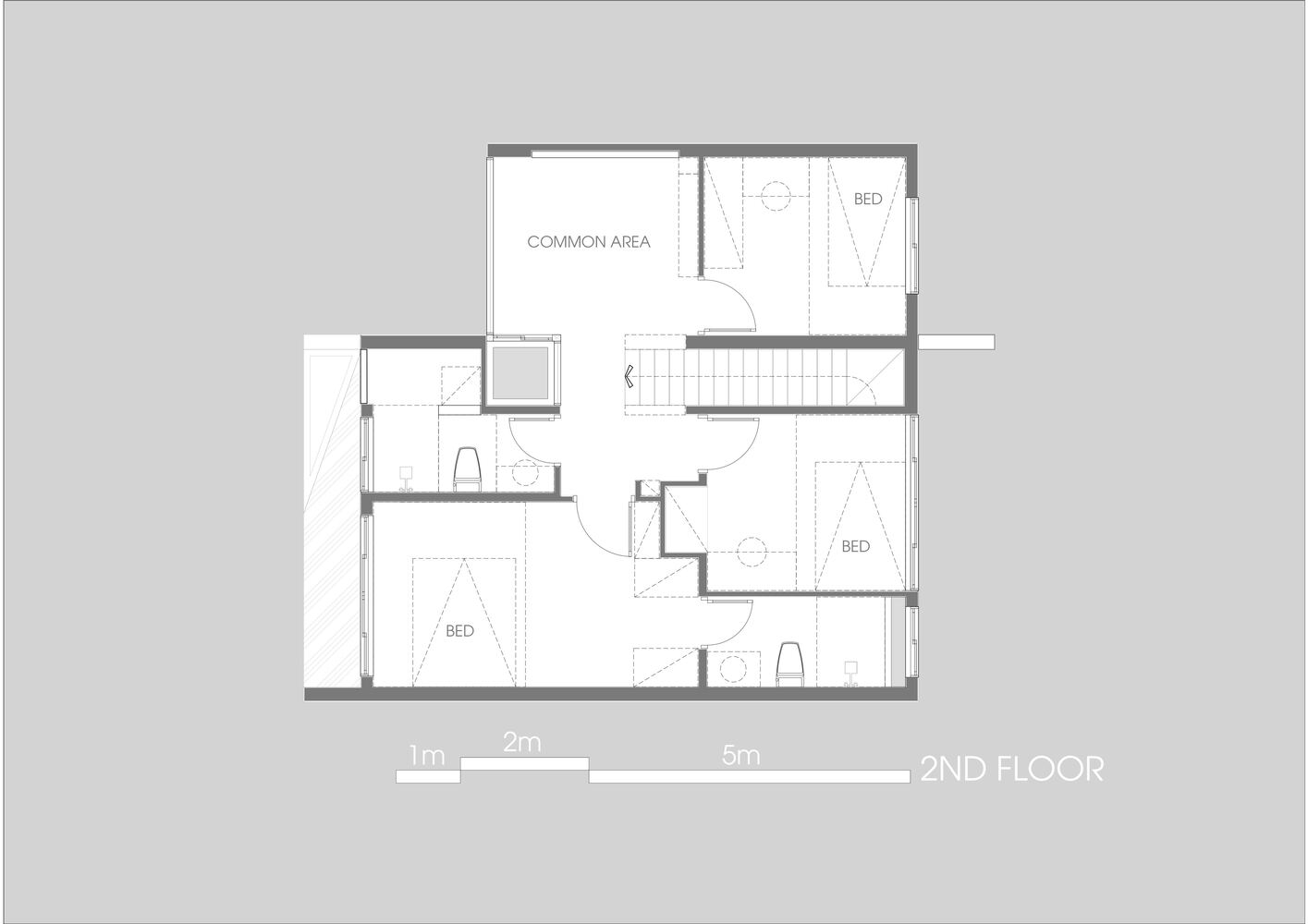 ZIP House, ngôi nhà Đồng Nai kết hợp hài hòa gạch thô, kính và bê tông cho vẻ đẹp tối giản nhưng ấm  - Ảnh 18