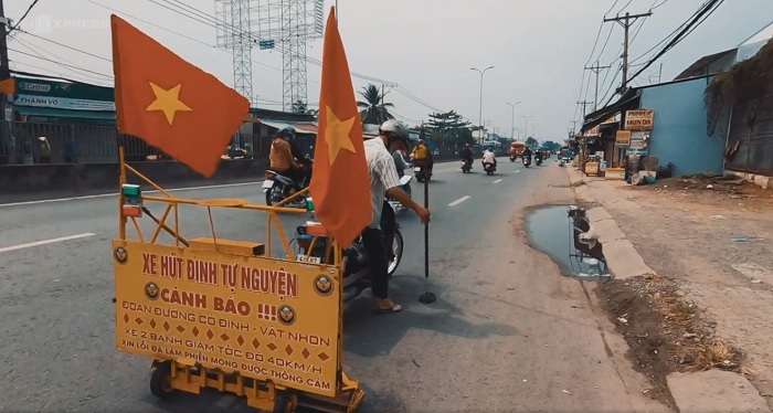 Nhờ sự động viên của mọi người đã tiếp thêm động lực cho ông thực hiện công việc thiện nguyện này.