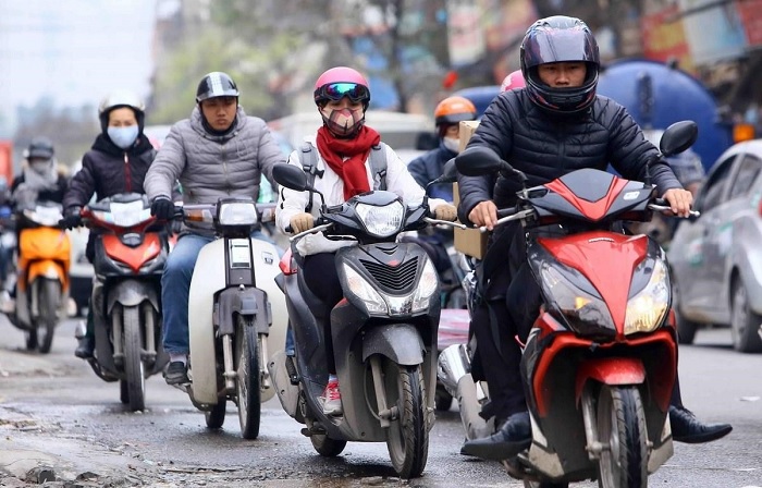 Hà Nội có mưa, trời chuyển rét từ đêm ngày 26/2 với nhiệt độ thấp nhất 16 độ C.