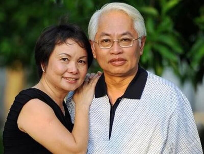 Bà Cao Thị Ngọc Dung và chồng là ông Trần Phương Bình (cựu chủ tịch Ngân hàng Đông Á)
