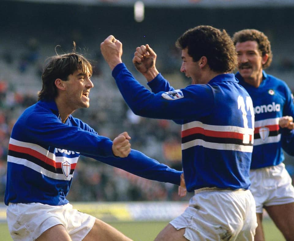 Cả hai sát cánh bên nhau trong màu áo Sampdoria và từng đoạt Scudetto năm 1991