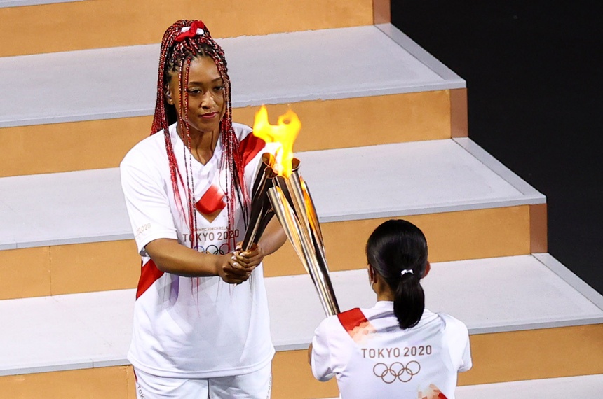 Naomi Osaka có vinh dự thắp ngọn đuốc Olympic Tokyo 2020